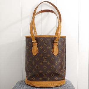 Authentic Louis Vuitton Bucket Bag PM